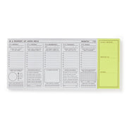 Brass Monkey In a Moment of Weekness Weekly Planner Pad
