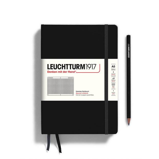 Notebooks - Medium (A5): Hardcover / Black