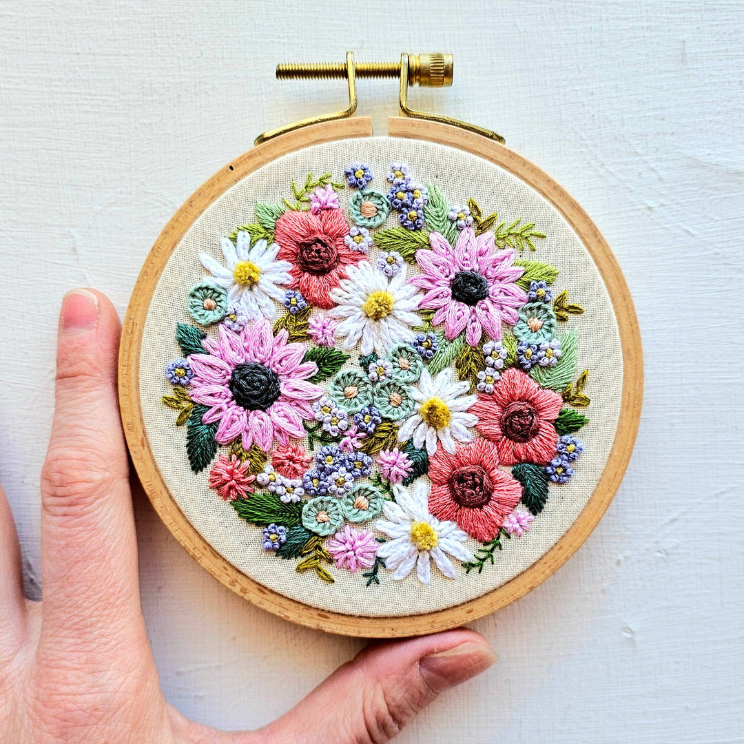 Wildflower Sampler Embroidery Craft Kit