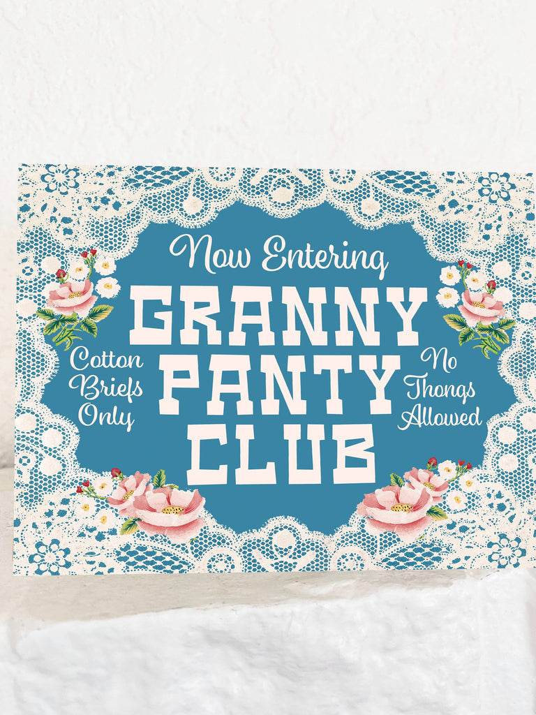 Granny Panty Club Funny Birthday Mom Friendship Card