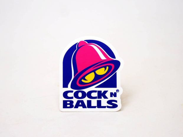 COCK N BALLS Sticker: Set of 2