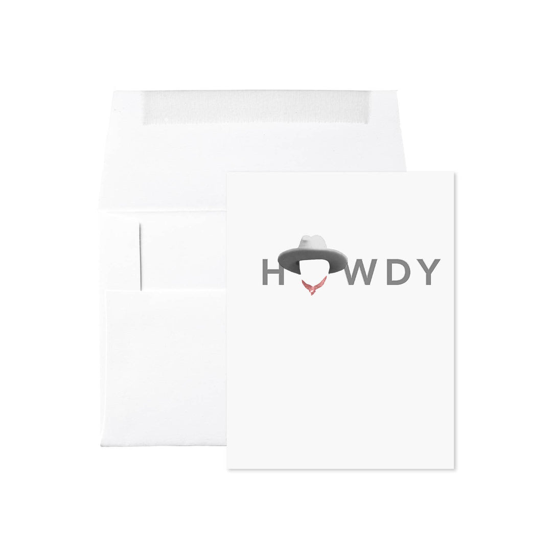Cowboy Hat Howdy Card