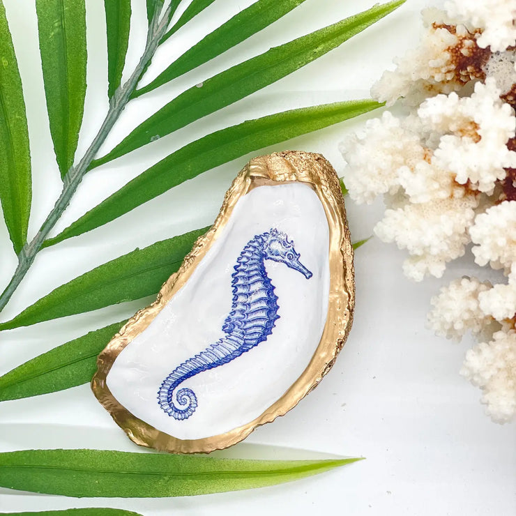 Seahorse Oyster Trinket Tray