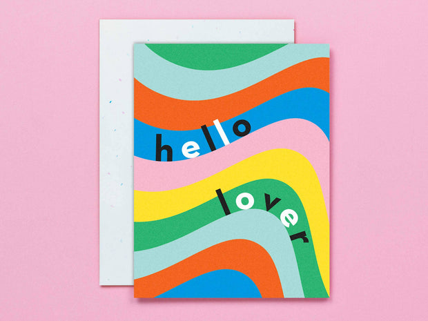 Hello Lover • Rainbow Love Card