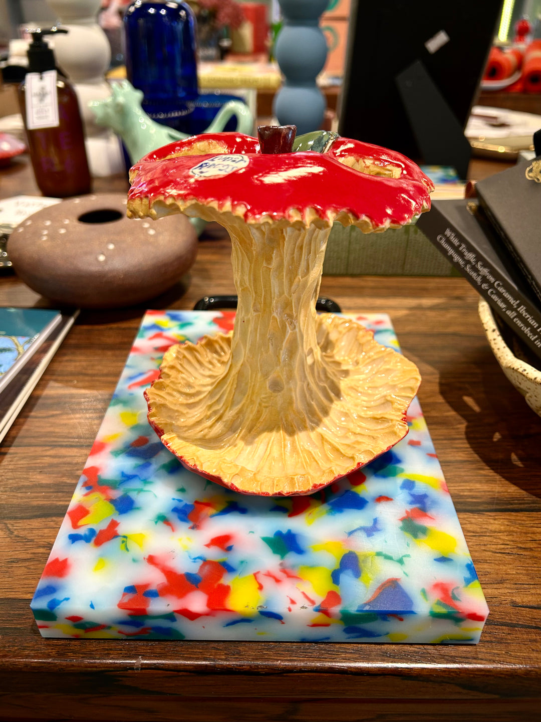 Apple Core Toothbrush Holder