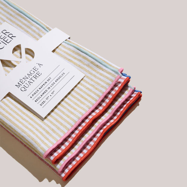 Carnival Stripe Napkins | Set of 4