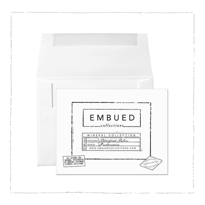 Mineral Petrified Palm Congratulations Wedding Card