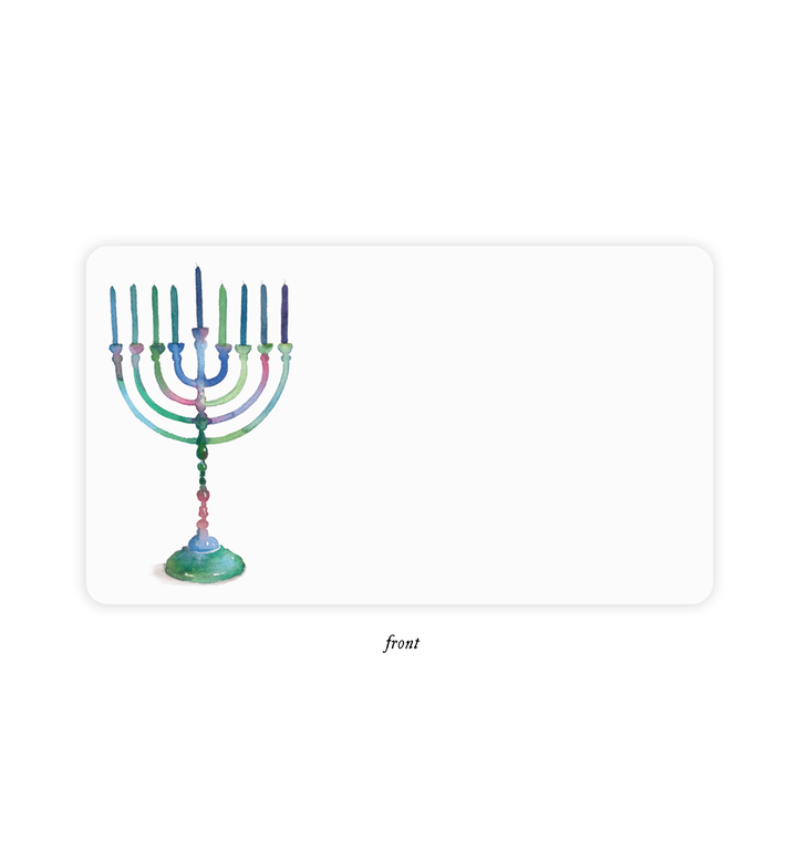 Menorah Little Notes® – Mini Notecard Pack, Set of 55