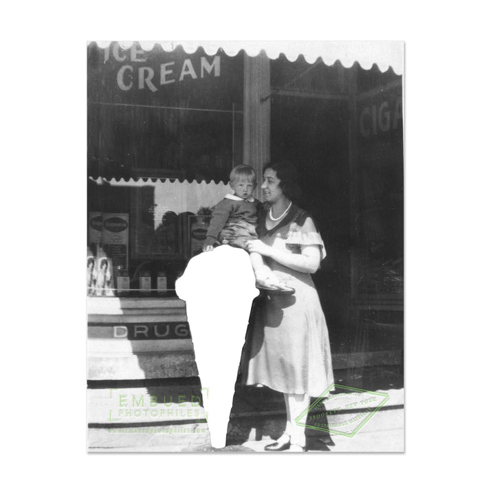 Ice Cream Cone Happy Birthday Card