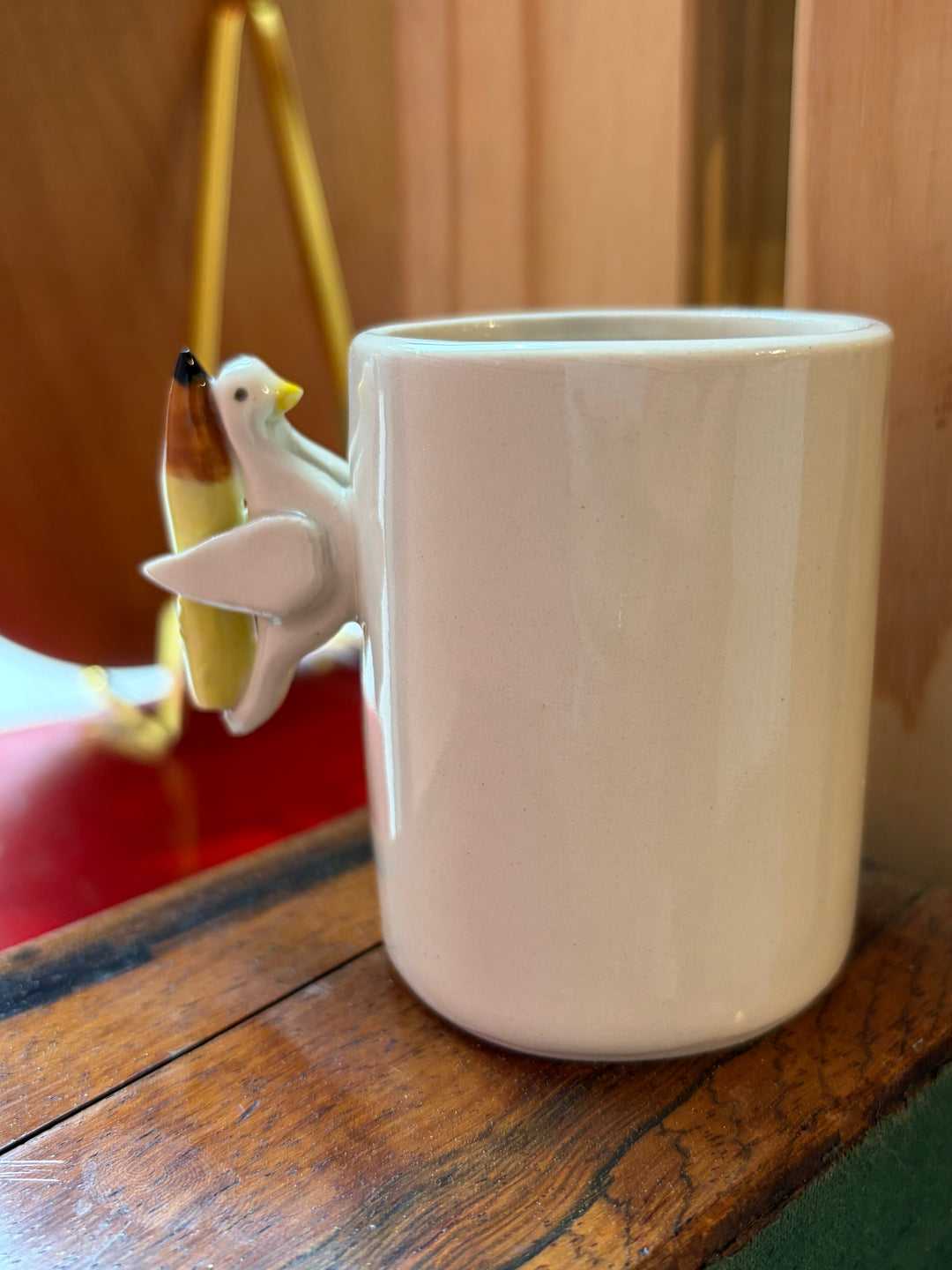 Ceramic Pigeon Cup