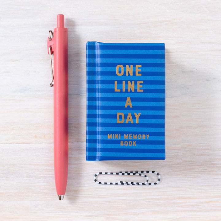 Navy Stripes Mini One Line a Day