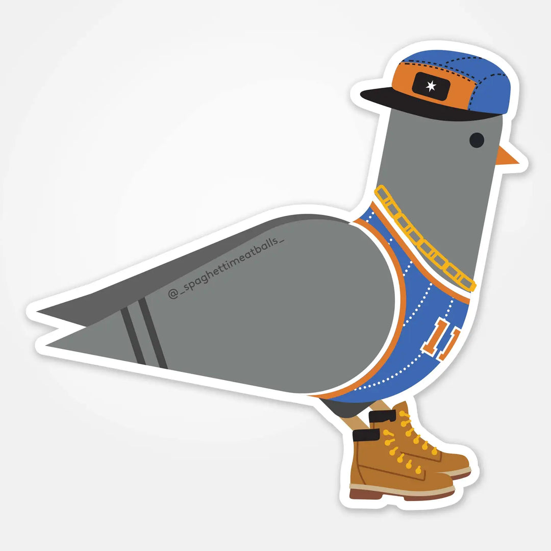 Knicks Pigeon- Vinyl Sticker