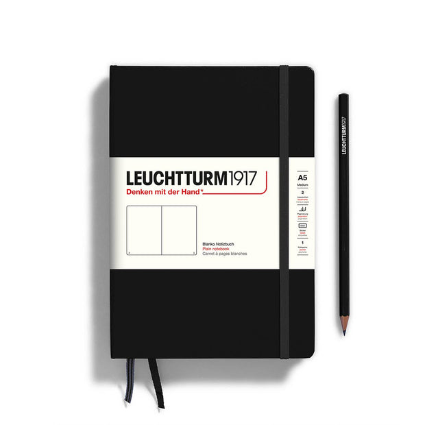 Notebooks - Medium (A5): Hardcover / Black