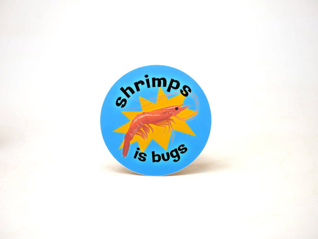 SHRIMPS IS BUGS Stickers - Set of 2