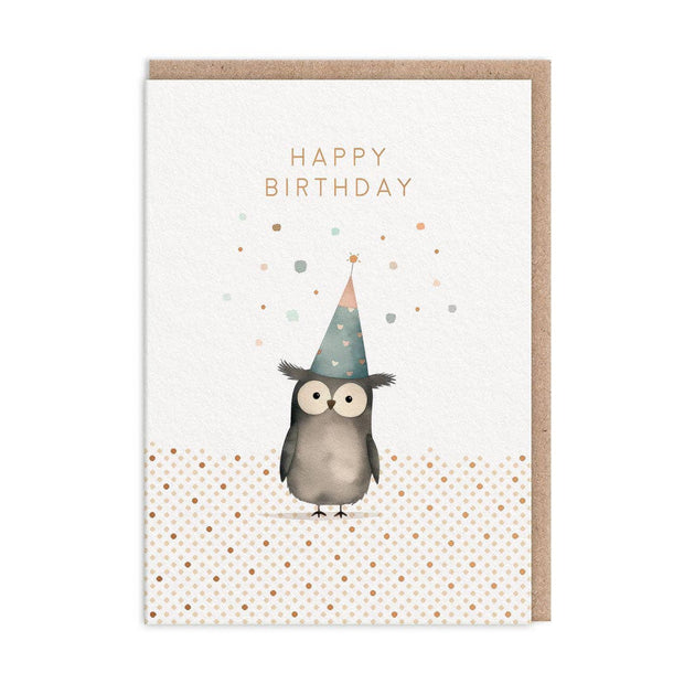 Owl Birthday Card