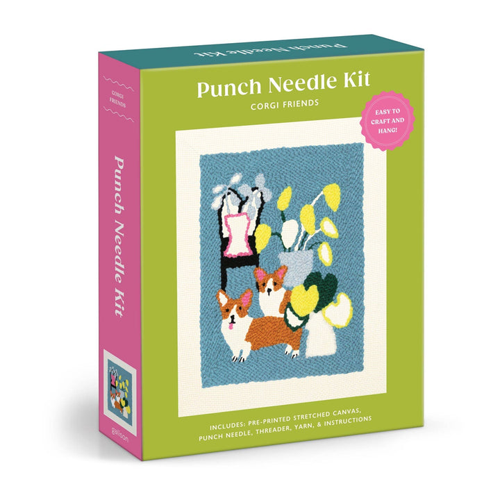 Corgi Friends Punch Needle Kit