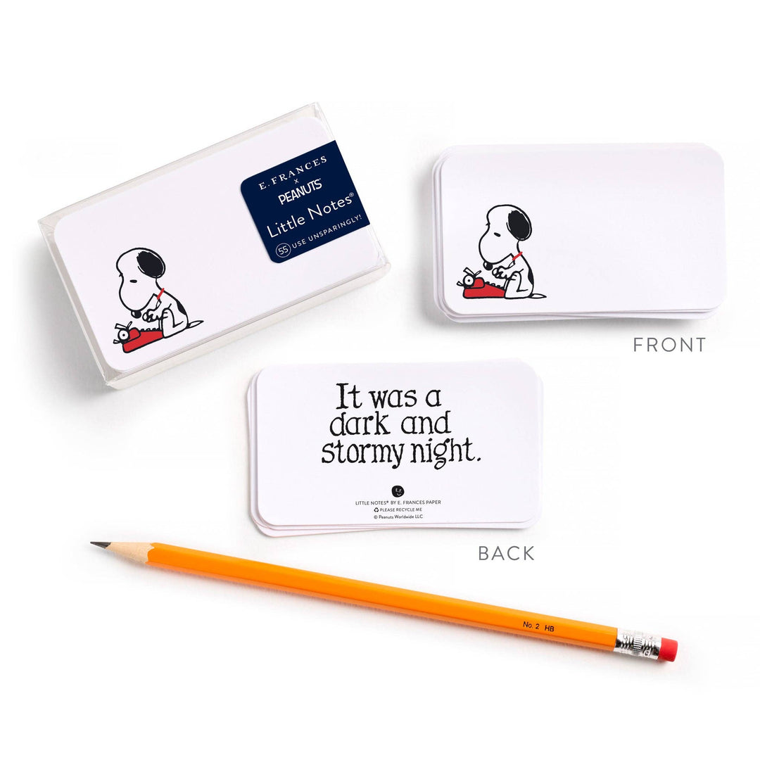E. Frances x Peanuts™ Snoopy Typing Little Notes