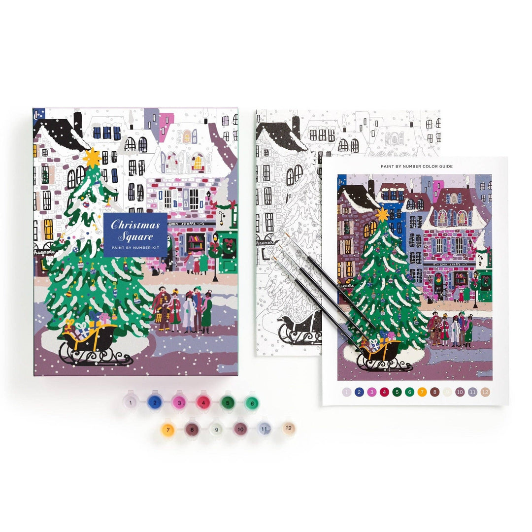 Joy Laforme Christmas Square 9 x 12 Paint by Number Kit