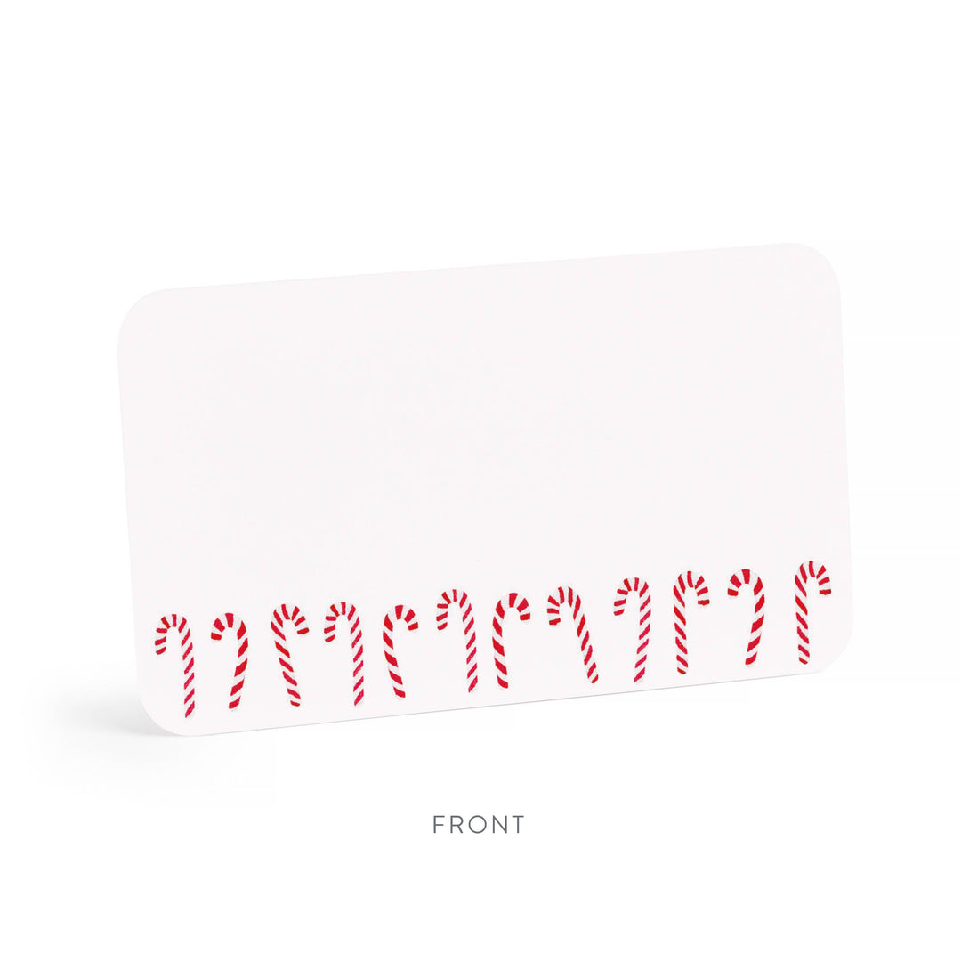 Candy Cane Little Notes® – Mini Notecard Pack, Set of 55