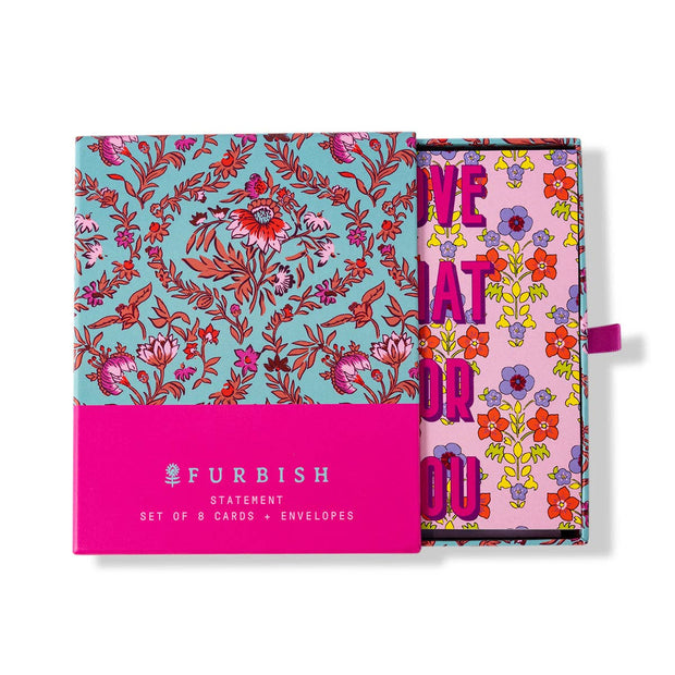 Boxed Greeting Card S/8 - Ditzy Floral