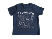 Brooklyn Toddler Tee: Blue / 4T