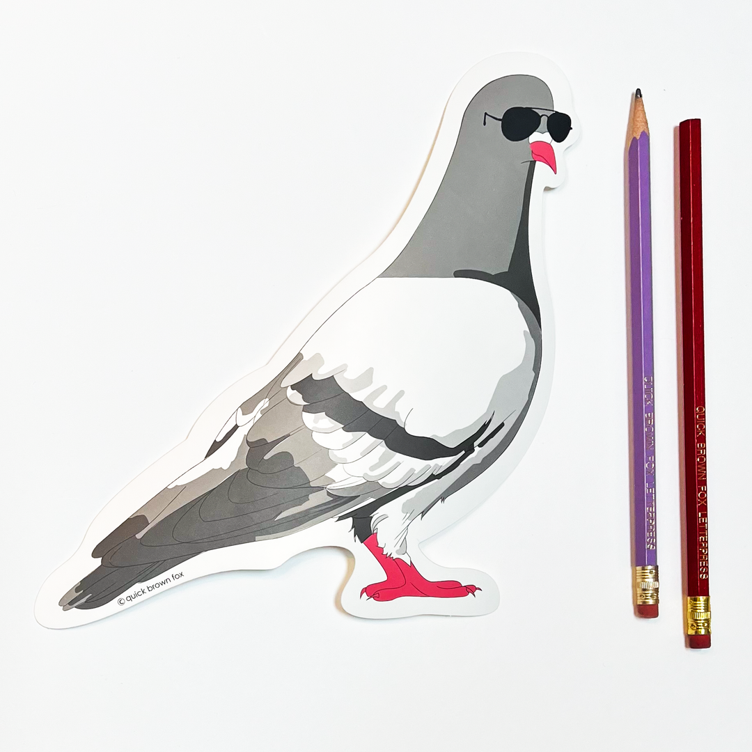 Large Pigeon Sticker - Vinyl Sticker