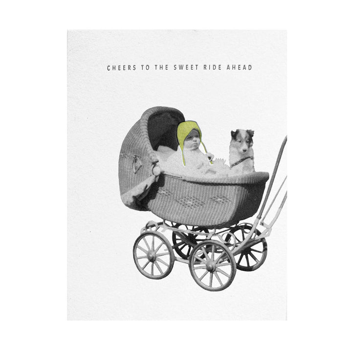 Stroller Cheers To The Sweet Ride Ahead Card