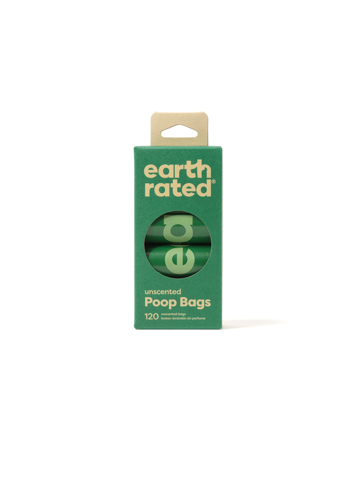 Earth Rated Unscented Poop Bags 8 Refill Rolls