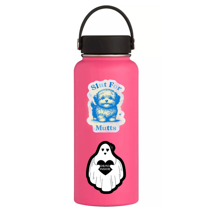 Slut For Mutts Dog Pooch Rescue High Quality Vinyl Sticker