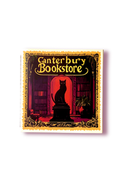 Canterbury Bookstore Black Cat Luxury Safety Match Box