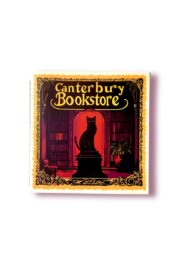 Canterbury Bookstore Black Cat Luxury Safety Match Box