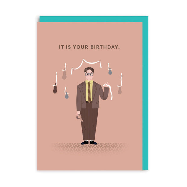 Dwight B'day Greeting Card