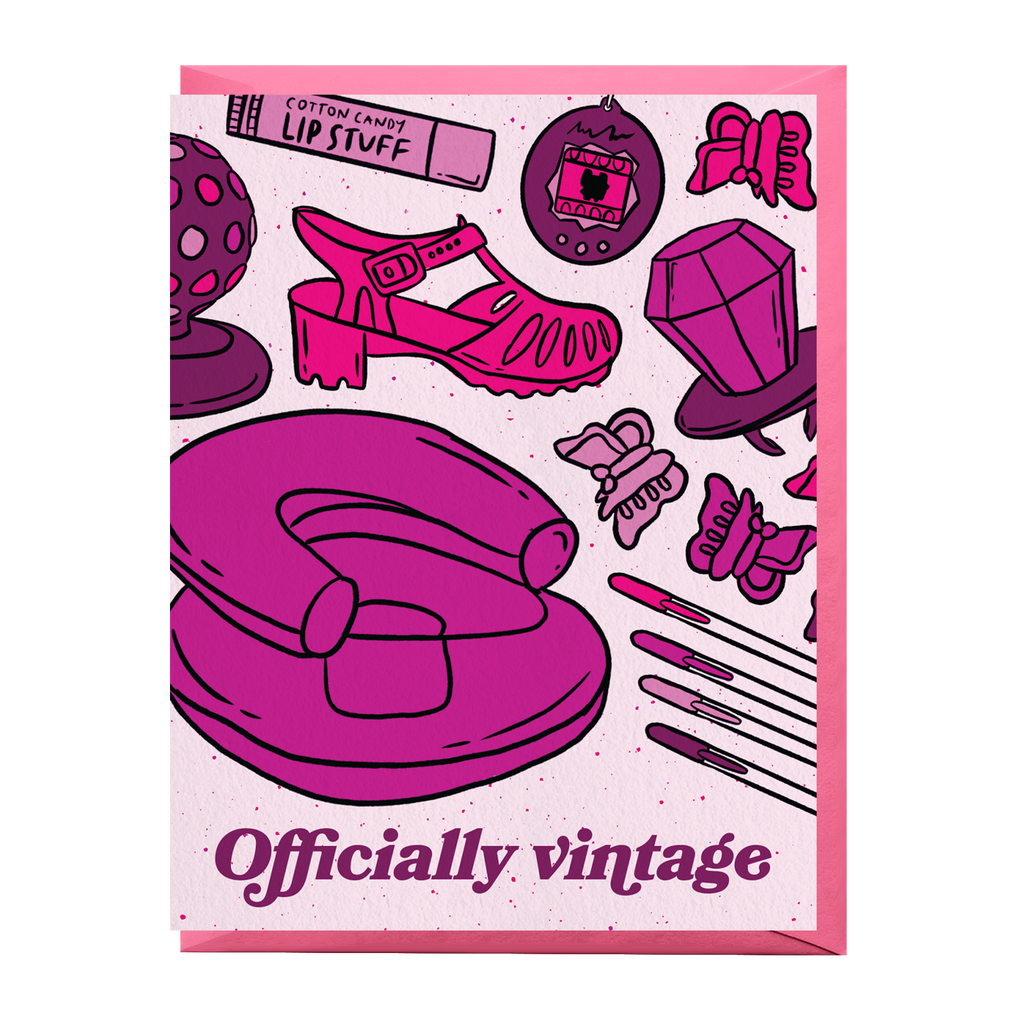 Officially Vintage 90s Card