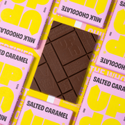 UP & UP Chocolate: Salted Caramel Milk Chocolate Bar