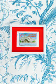 Steamboat Springs Matchbook Watercolor Print: 5" x 7"
