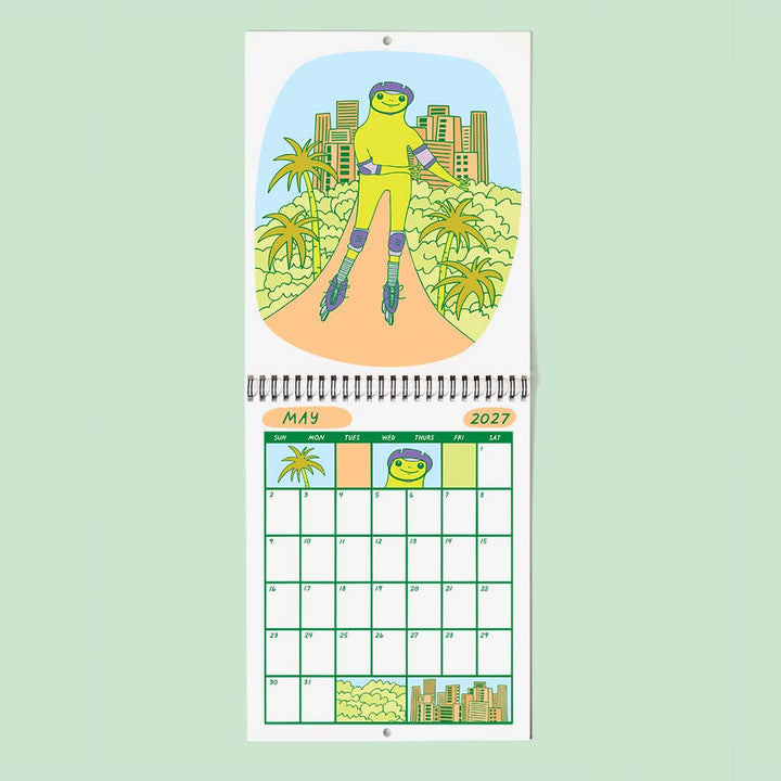 Froggy of the Month 2027 Calendar