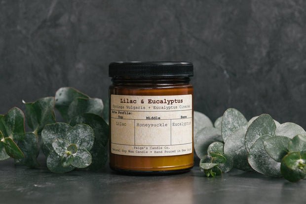 Lilac & Eucalyptus Taxonomy Candle: 9oz