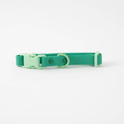 The Fritz Dog Collar : Baby blue orange / Small