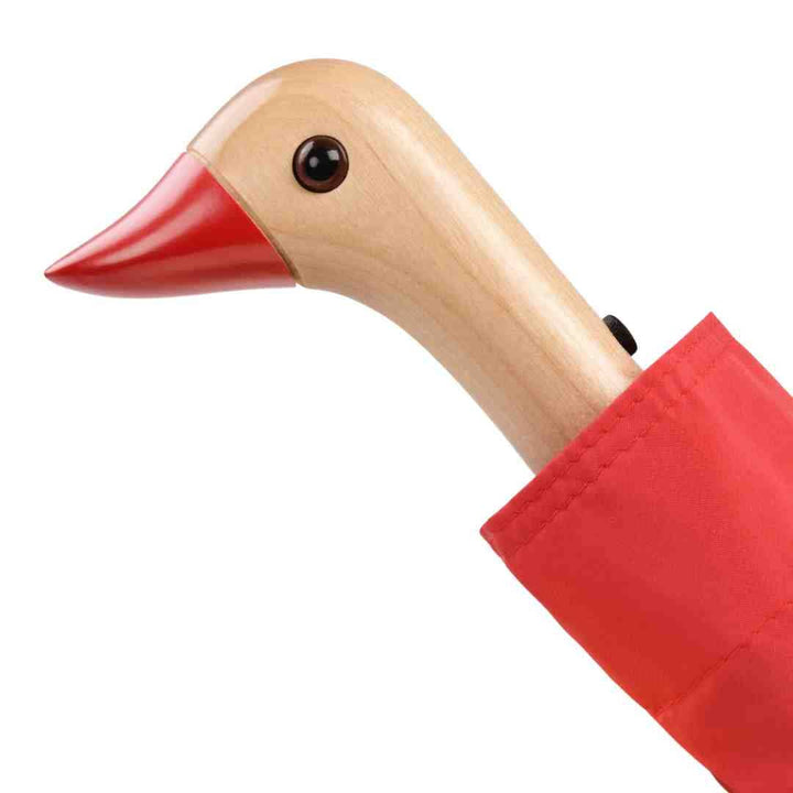 Red Compact Eco-Friendly Original Duckhead Umbrella
