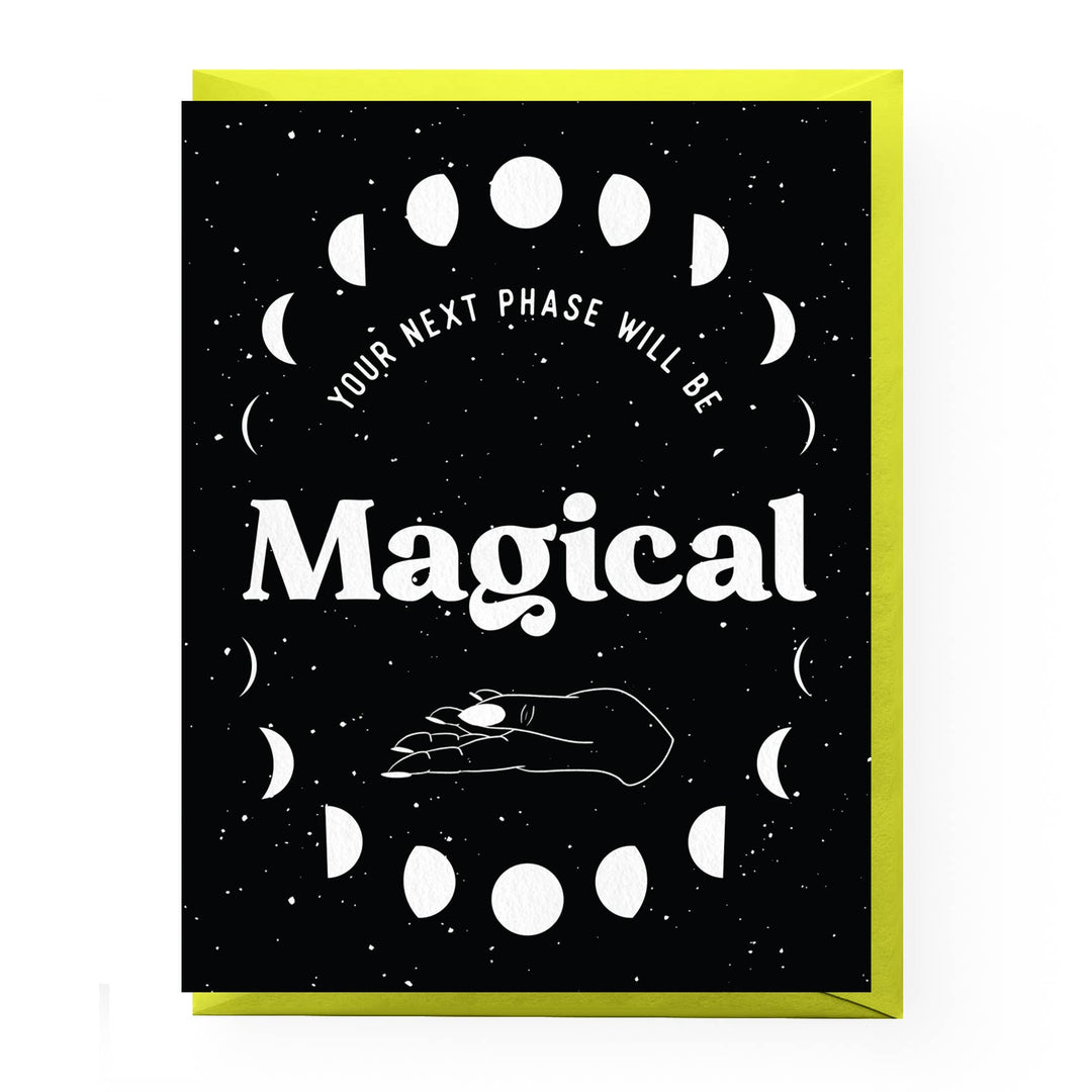 Moon Phase Congratulations Card