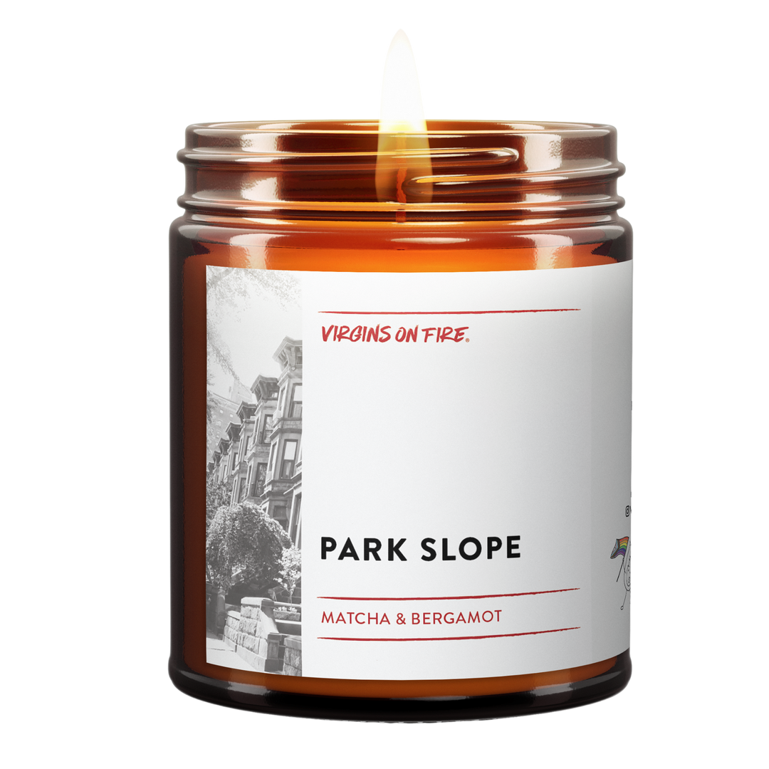 PARK SLOPE (Matcha & Bergamot) Handmade Brooklyn Soy Candle