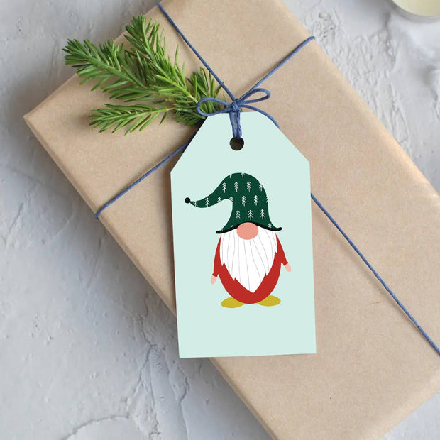 Gnome Gift Tags -  Set of 6