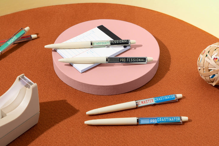 Brass Monkey Professional Procrastinator Floaty Pen Set