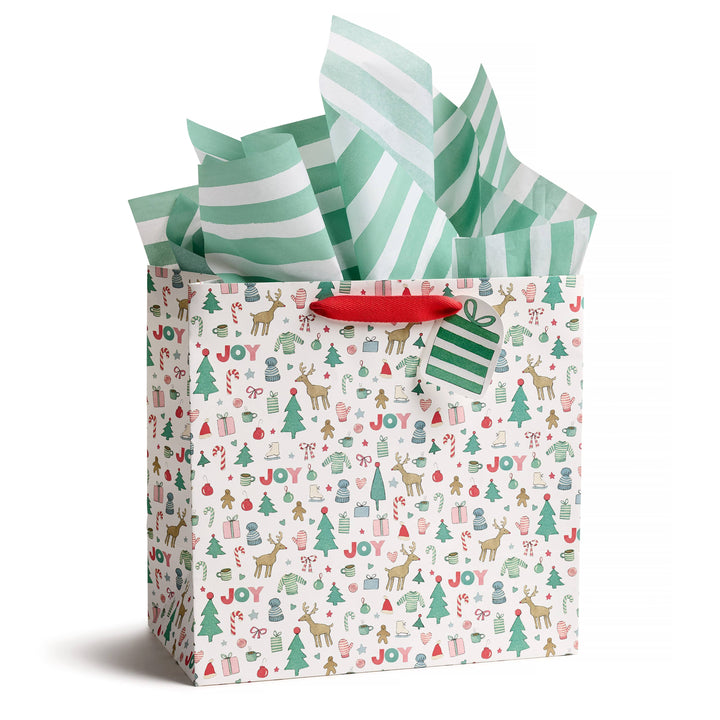 Merry Motif Gift Bag, Large