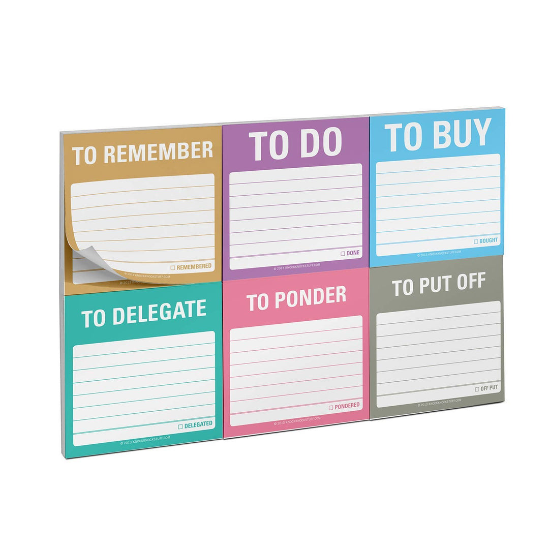 To Accomplish Sticky Notes Packet