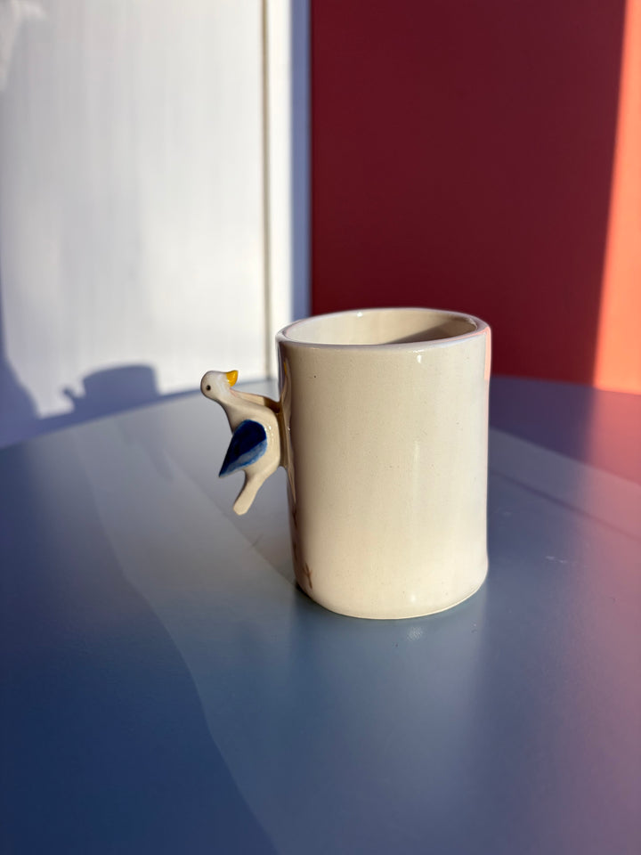 Ceramic Pigeon Cup