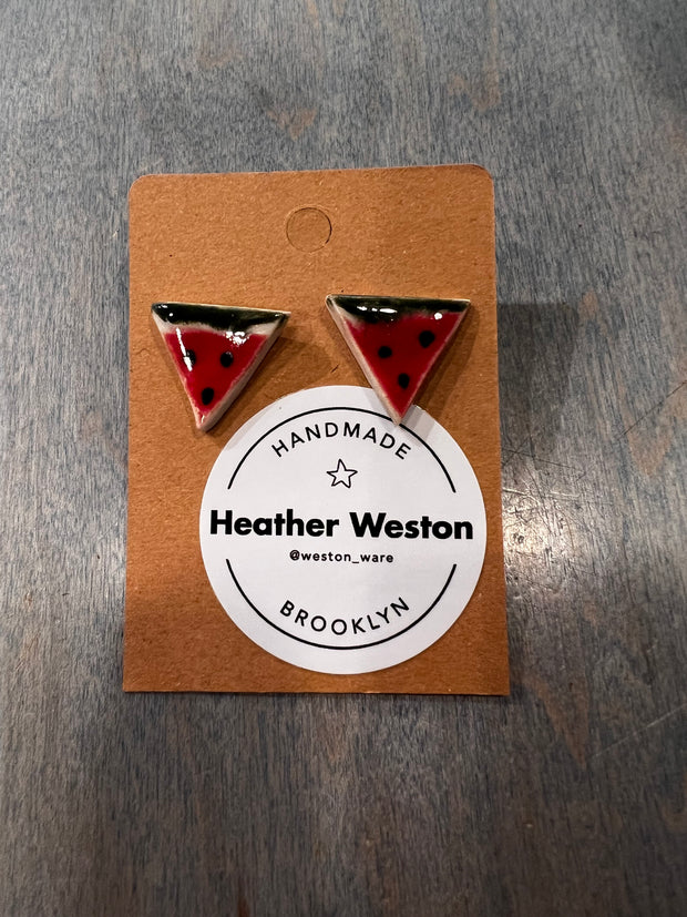 Watermelon earrings