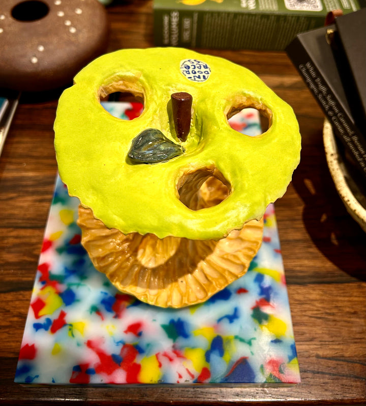 Apple Core Toothbrush Holder