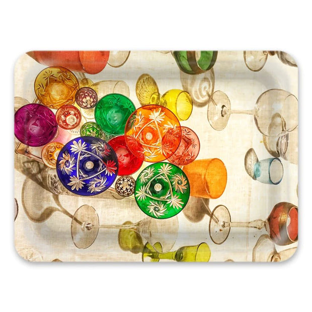 Coloured Glass Tray