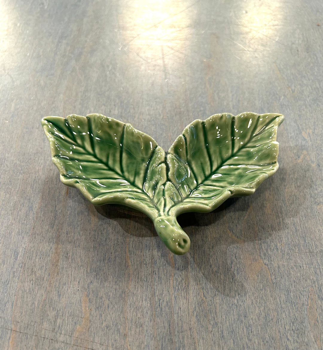 Ceramic Leaf Trinket Tray